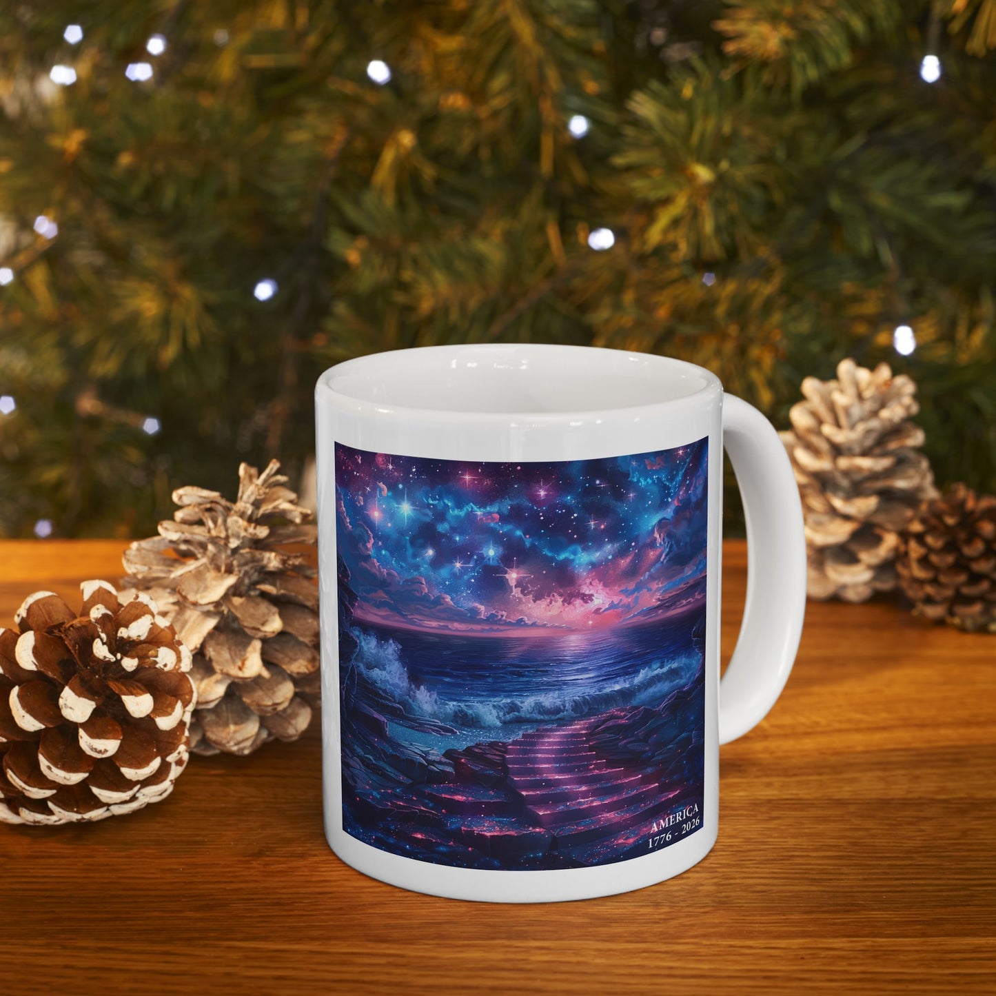 America's Legacy 1776-2026 Independence Day USA Ceramic Mug (11oz/15oz)