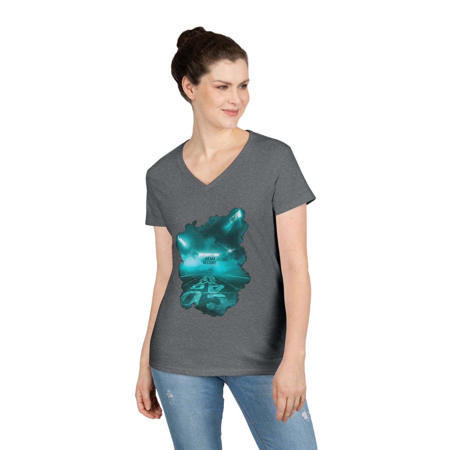 Dream In Light Women's V-Neck Tee