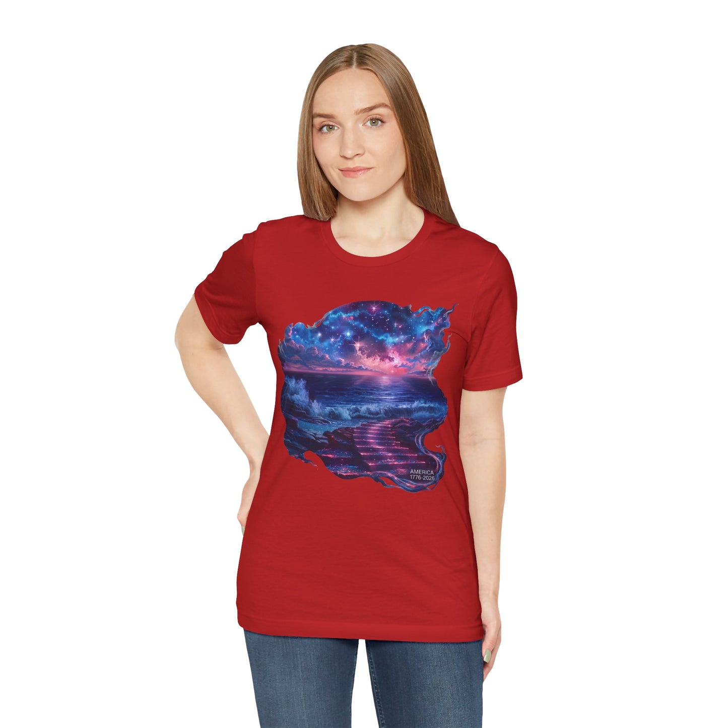 250 Years of Freedom 1776-2026 Independence Day USA Unisex Tee