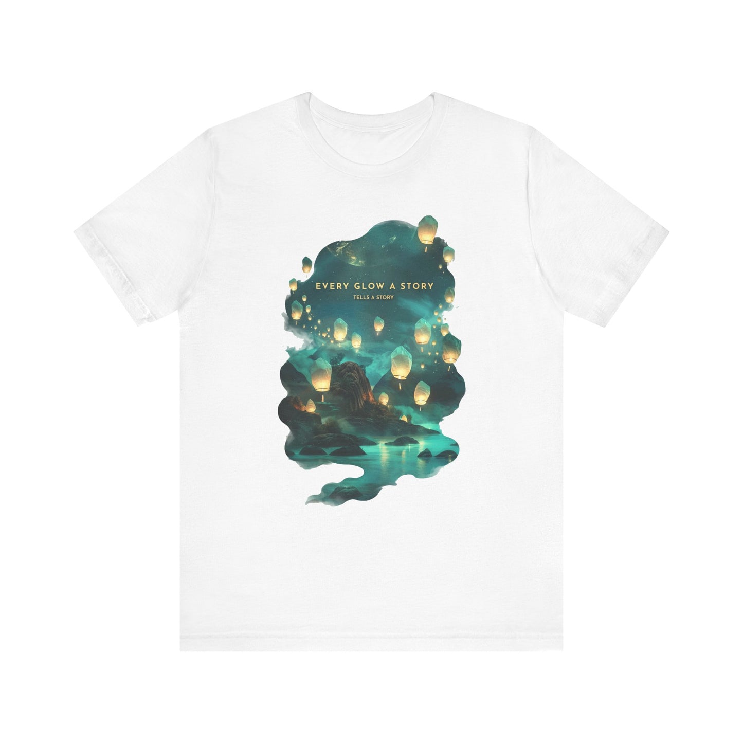 Every Glow a Story Tells a Story Unisex Tee