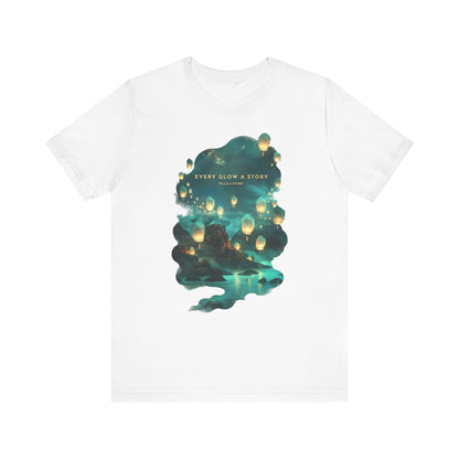 Every Glow a Story Tells a Story Unisex Tee