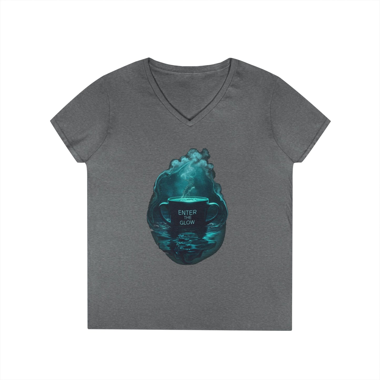 Enter The Glow Women's V-Neck Tee