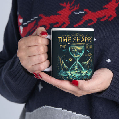 Time Shapes The Light Ceramic Mug (11oz/15oz)