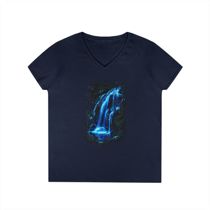 Fluid of Light Women's V-Neck Tee