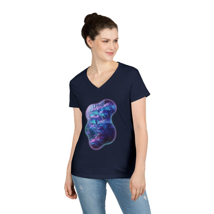 Be The Light of The World Women's V-Neck Tee