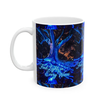 Find Light In Every Wave Ceramic Mug (11oz/15oz)