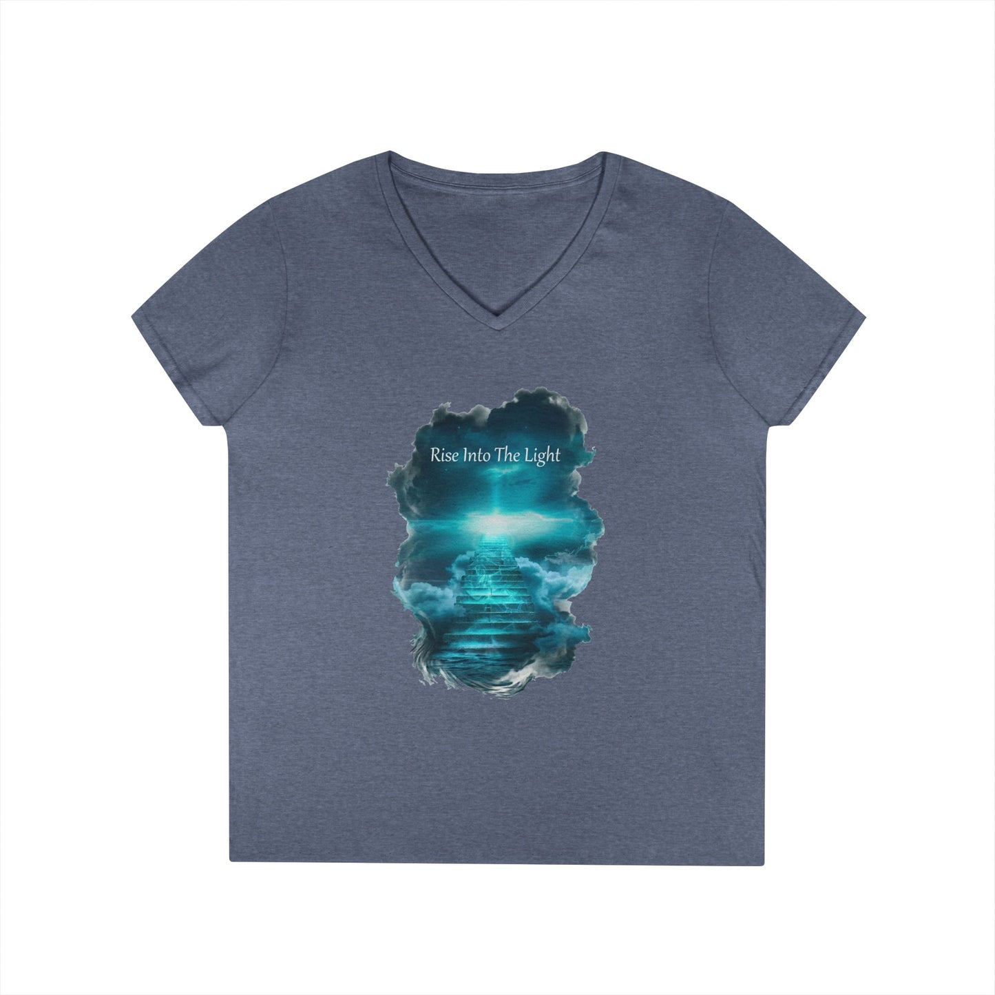 Rise Into The Light Women's V-Neck Tee