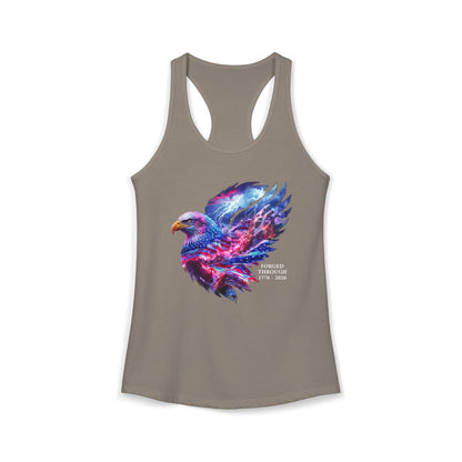 Forged Through 1776-2026 Independence Day USA Women's Ideal Racerback Tank