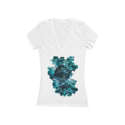 The Bright Mind Women's Deep V-neck Tee