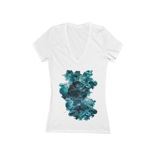 The Bright Mind Women's Deep V-neck Tee