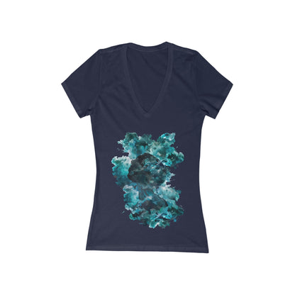 The Bright Mind Women's Deep V-neck Tee