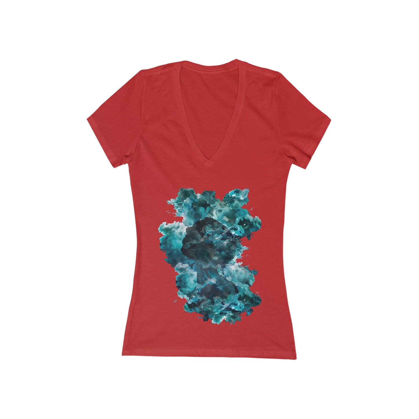The Bright Mind Women's Deep V-neck Tee