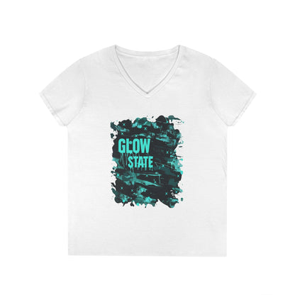 Glow State Women's V-Neck Tee