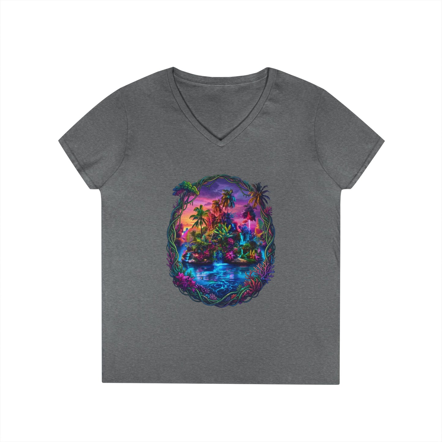The Lightening Lake Women's V-Neck Tee