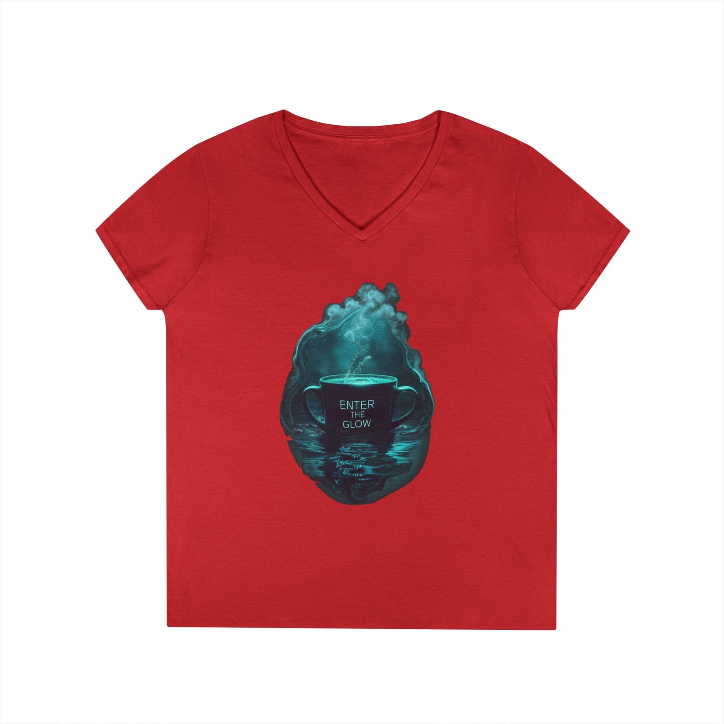 Enter The Glow Women's V-Neck Tee
