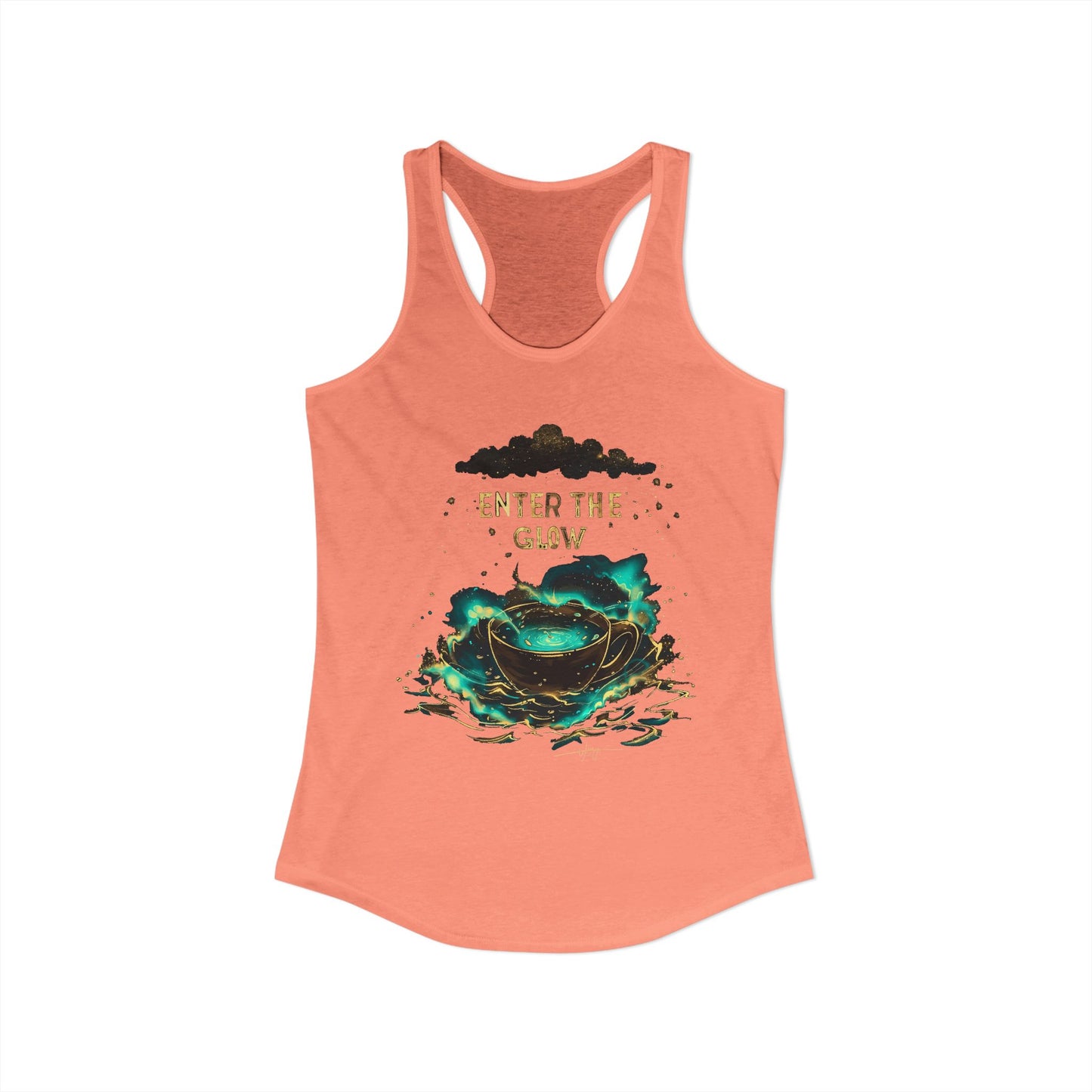 Enter The Glow Women's Ideal Racerback Tank