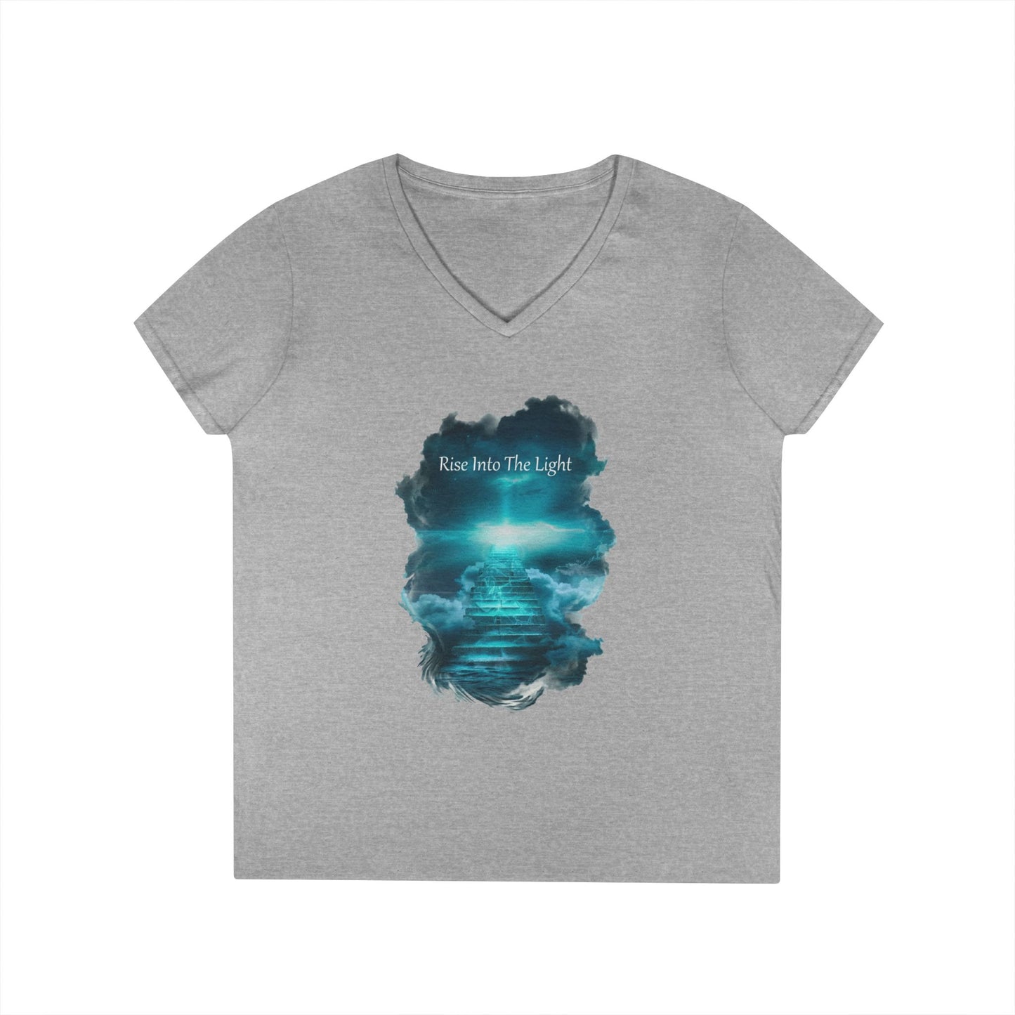 Rise Into The Light Women's V-Neck Tee