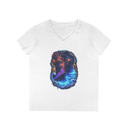 A Glowing Shore Women's V-Neck Tee