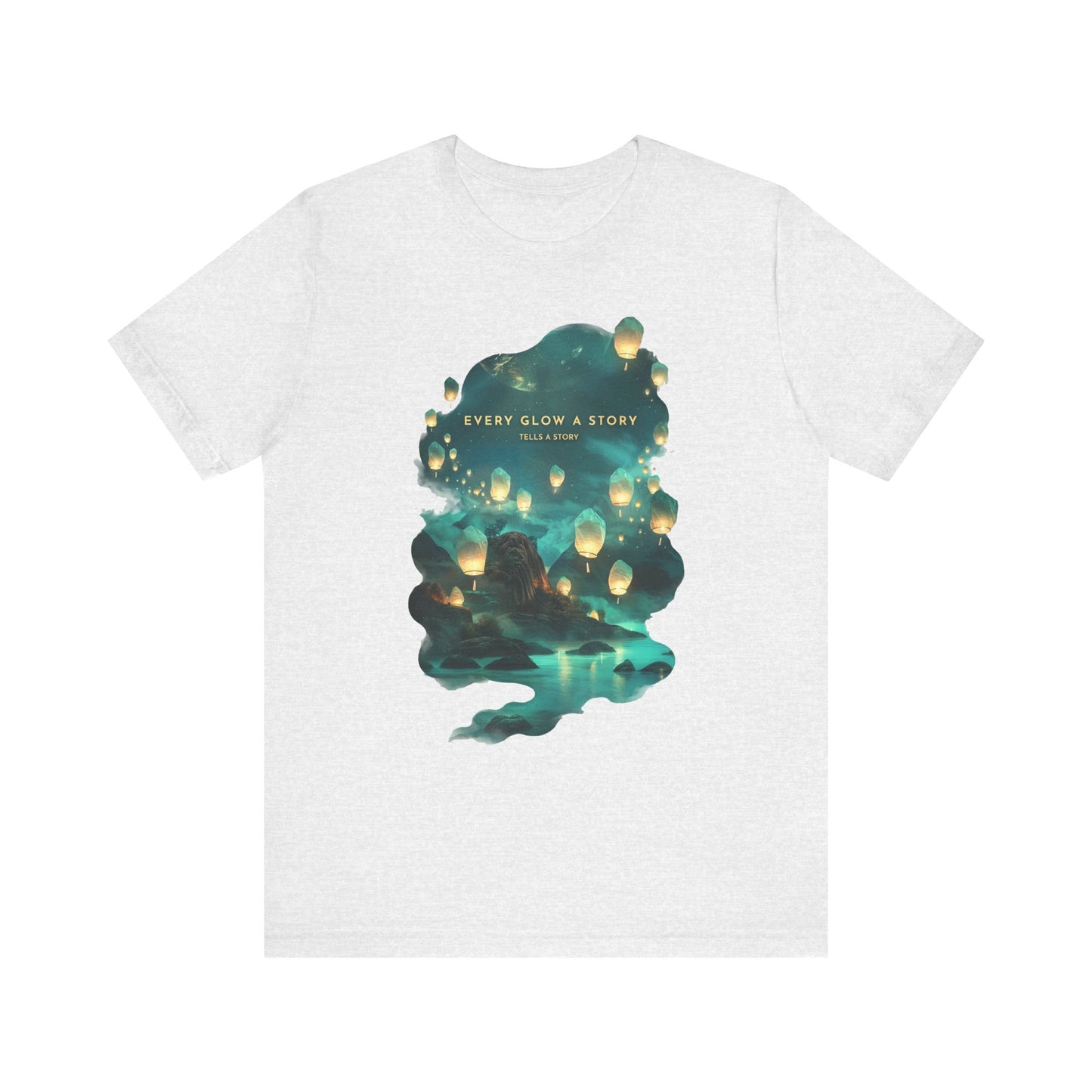 Every Glow a Story Tells a Story Unisex Tee