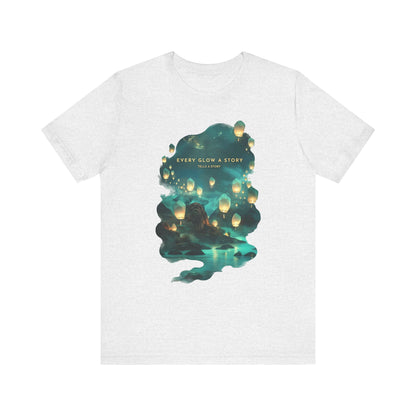 Every Glow a Story Tells a Story Unisex Tee