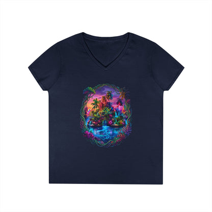 The Lightening Lake Women's V-Neck Tee