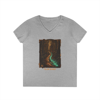 Follow The Roast Women's V-Neck Tee