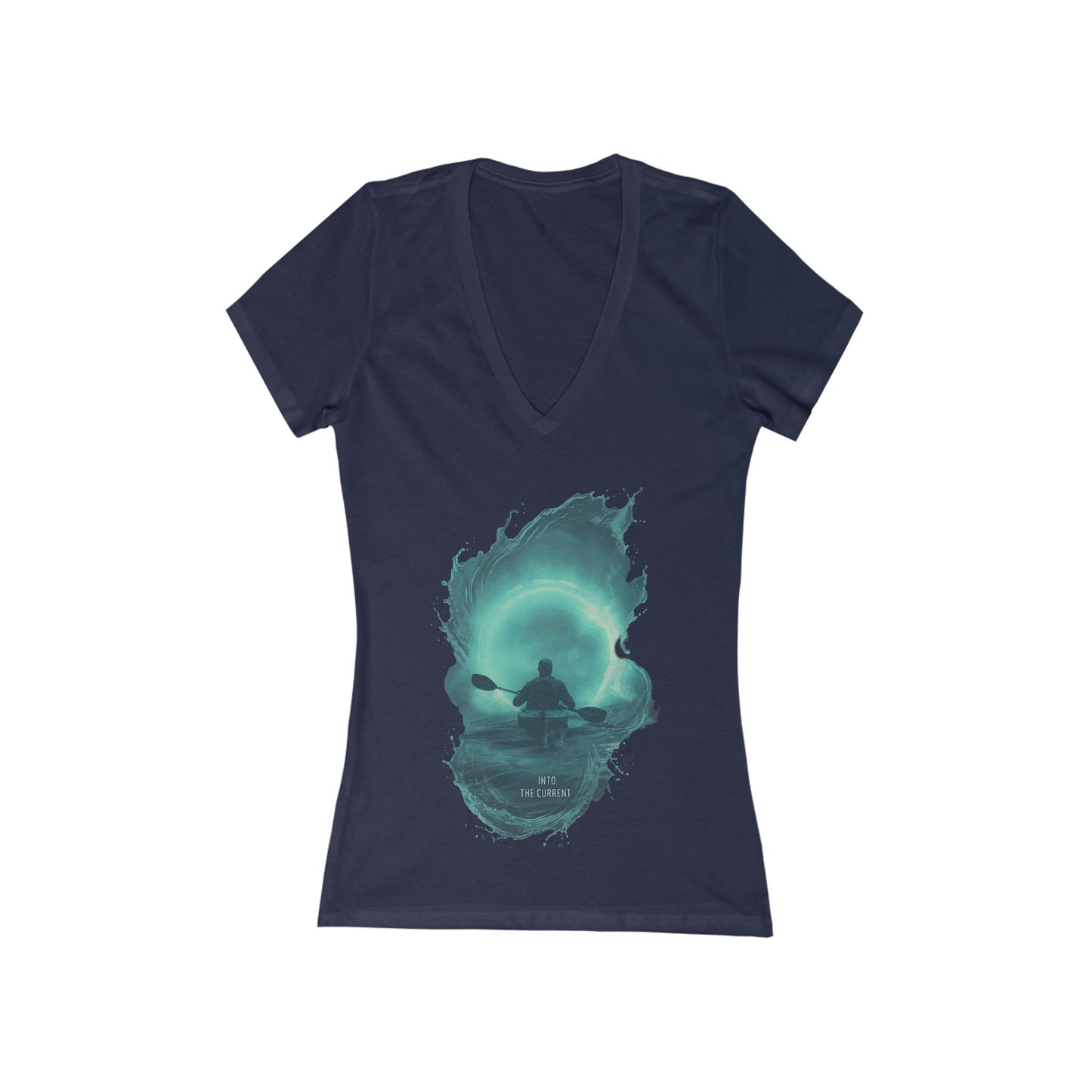 Into The Current Women's Deep V-neck Tee