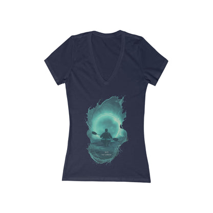 Into The Current Women's Deep V-neck Tee