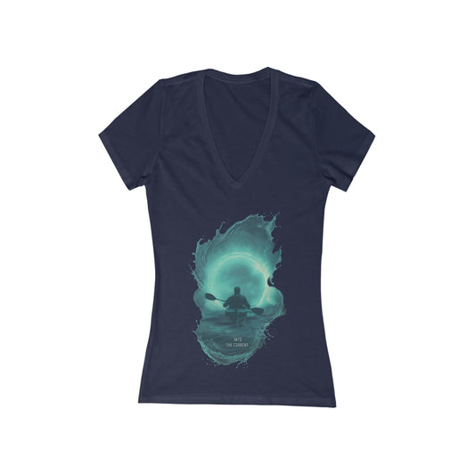 Into The Current Women's Deep V-neck Tee