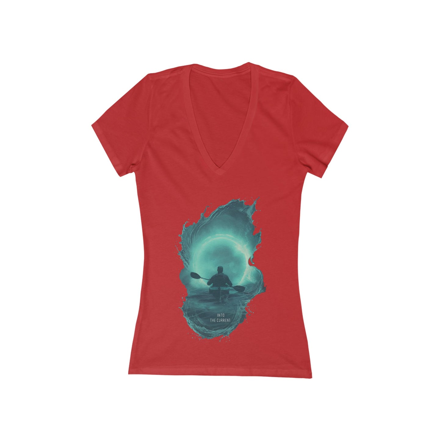 Into The Current Women's Deep V-neck Tee