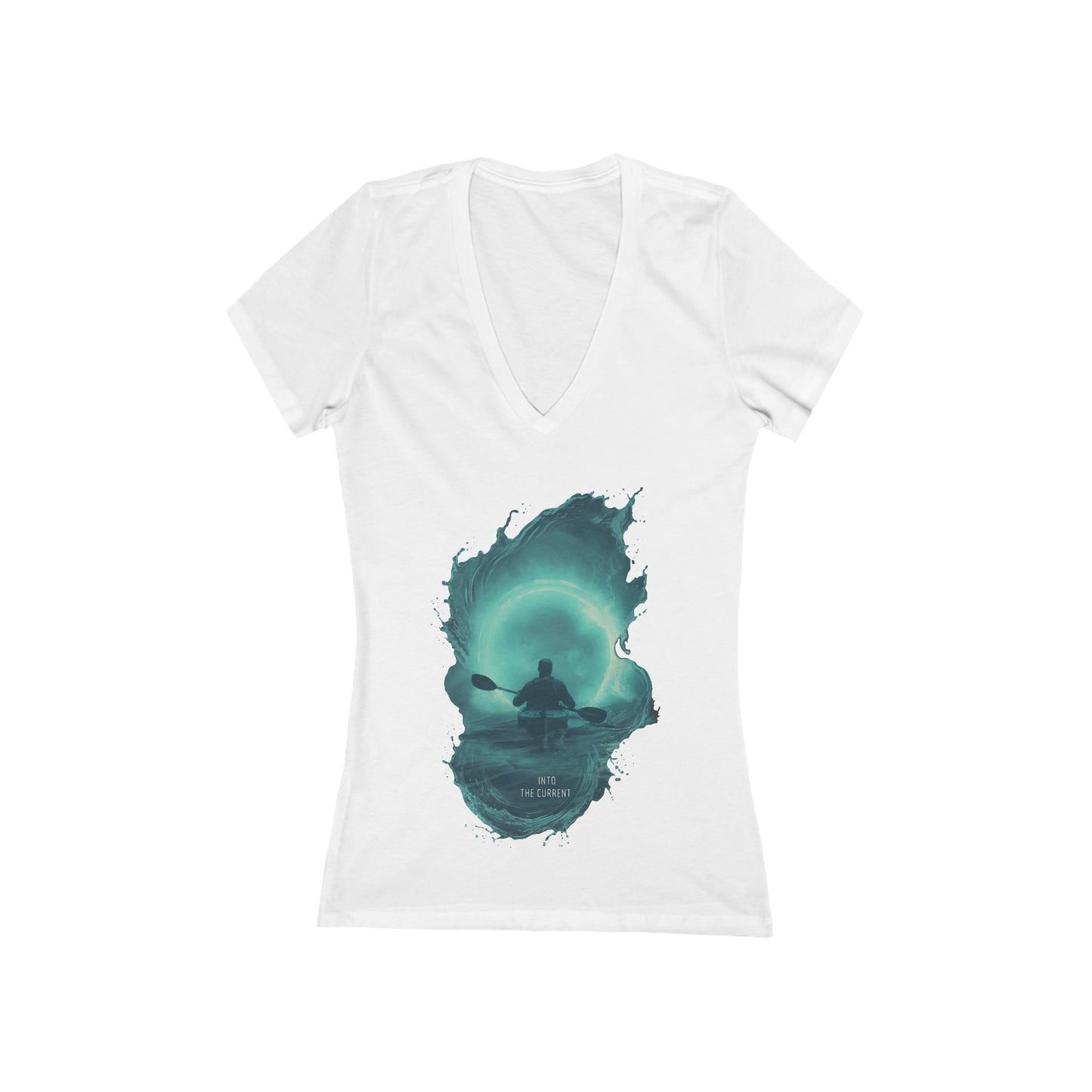 Into The Current Women's Deep V-neck Tee