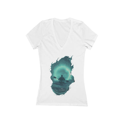 Into The Current Women's Deep V-neck Tee