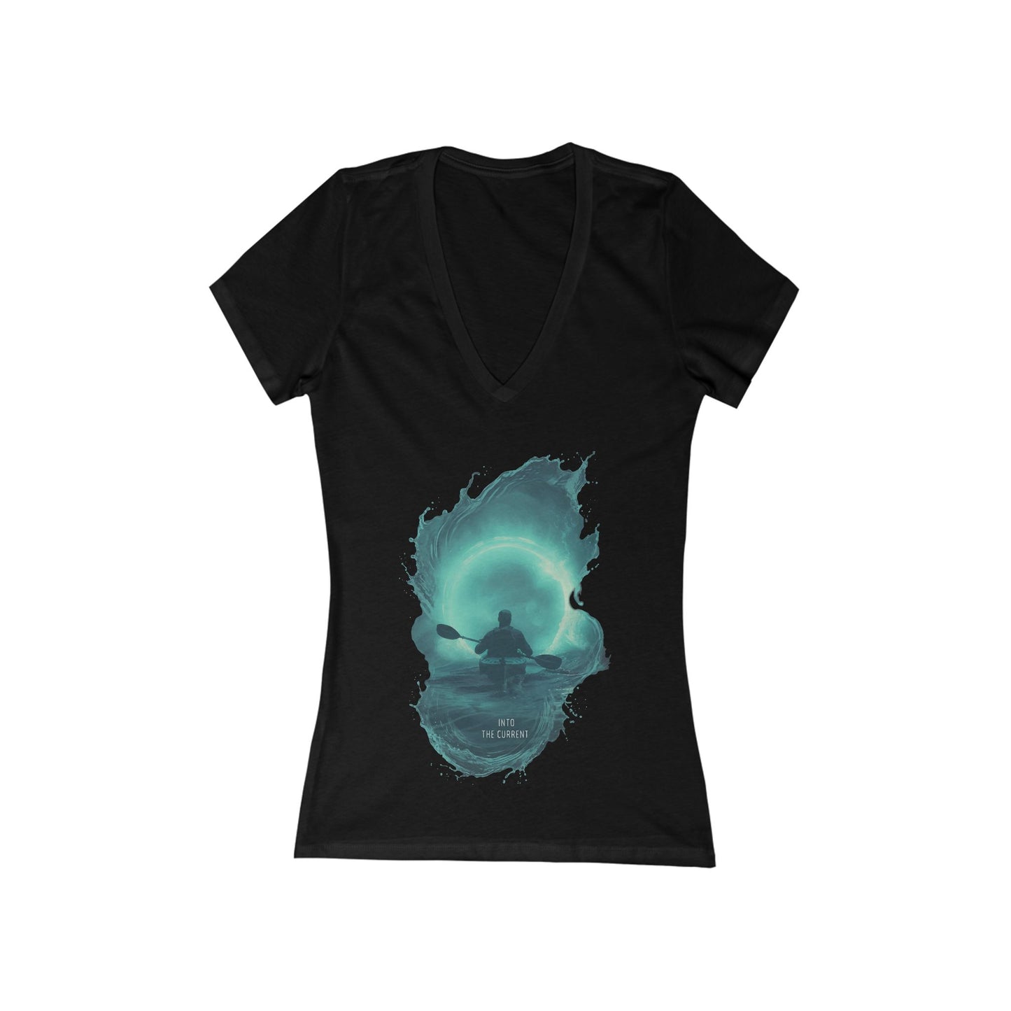 Into The Current Women's Deep V-neck Tee