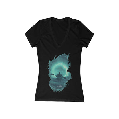 Into The Current Women's Deep V-neck Tee