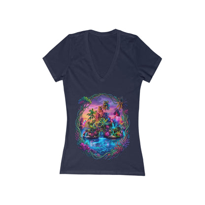 The Lightening Lake Women's Deep V-neck Tee