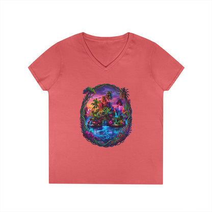 The Lightening Lake Women's V-Neck Tee