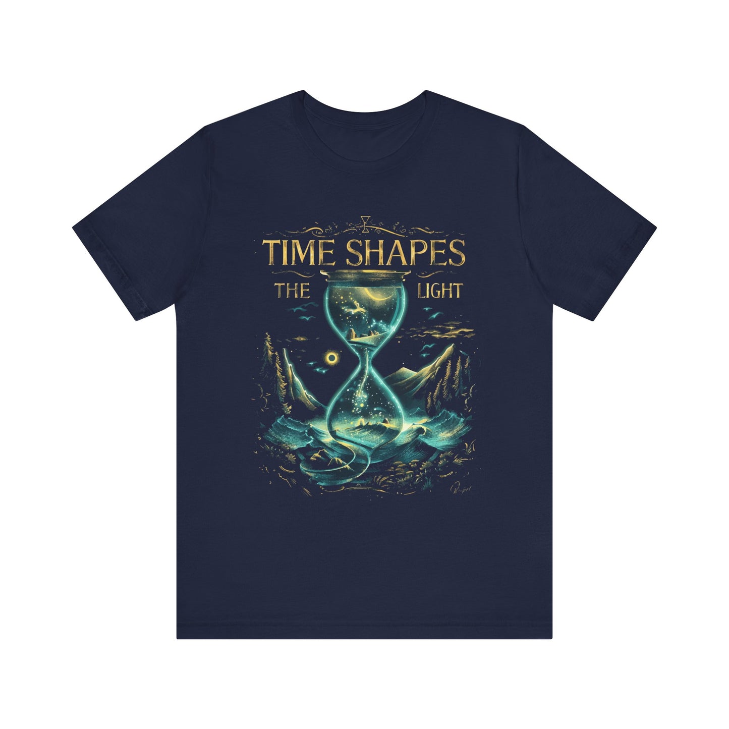 Time Shapes The Light Unisex Tee