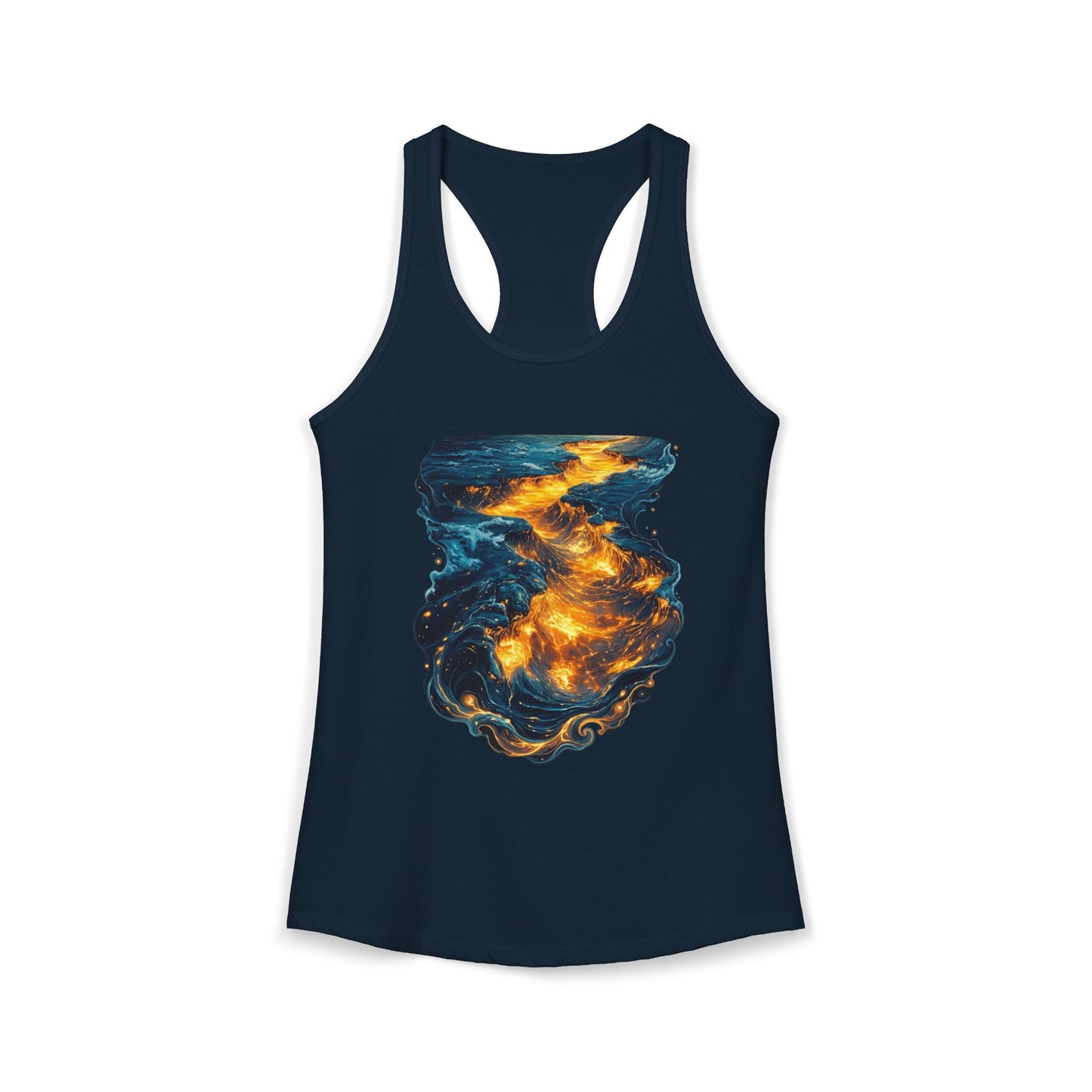Lava Makes It Path Women's Ideal Racerback Tank