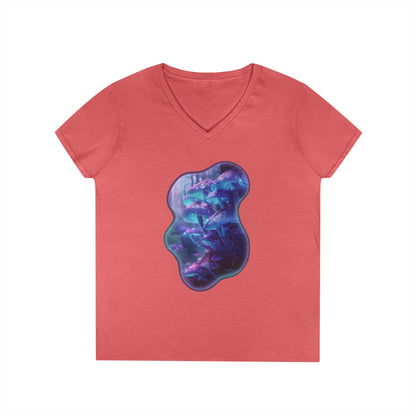 Be The Light of The World Women's V-Neck Tee