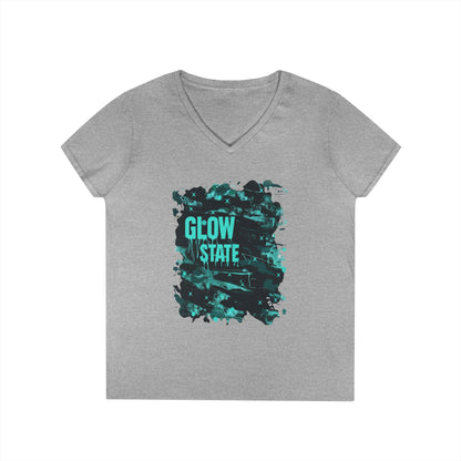 Glow State Women's V-Neck Tee