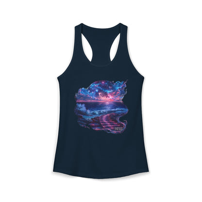 250 Years of Freedom 1776-2026 Independence Day USA Women's Ideal Racerback Tank