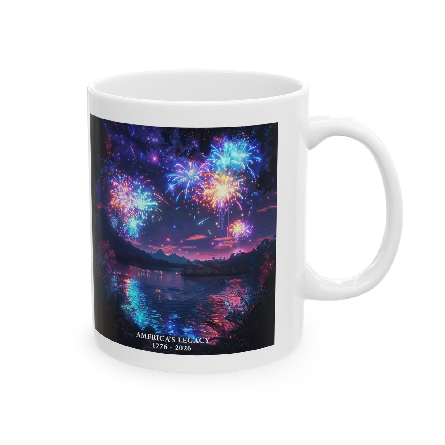 America's Legacy 1776-2026 Independence Day USA Ceramic Mug (11oz/15oz)
