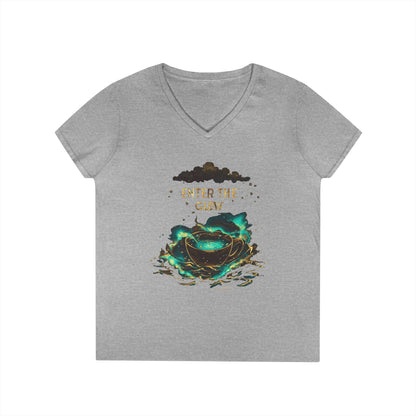 Enter The Glow Women's V-Neck Tee