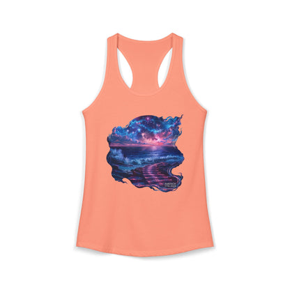 250 Years of Freedom 1776-2026 Independence Day USA Women's Ideal Racerback Tank