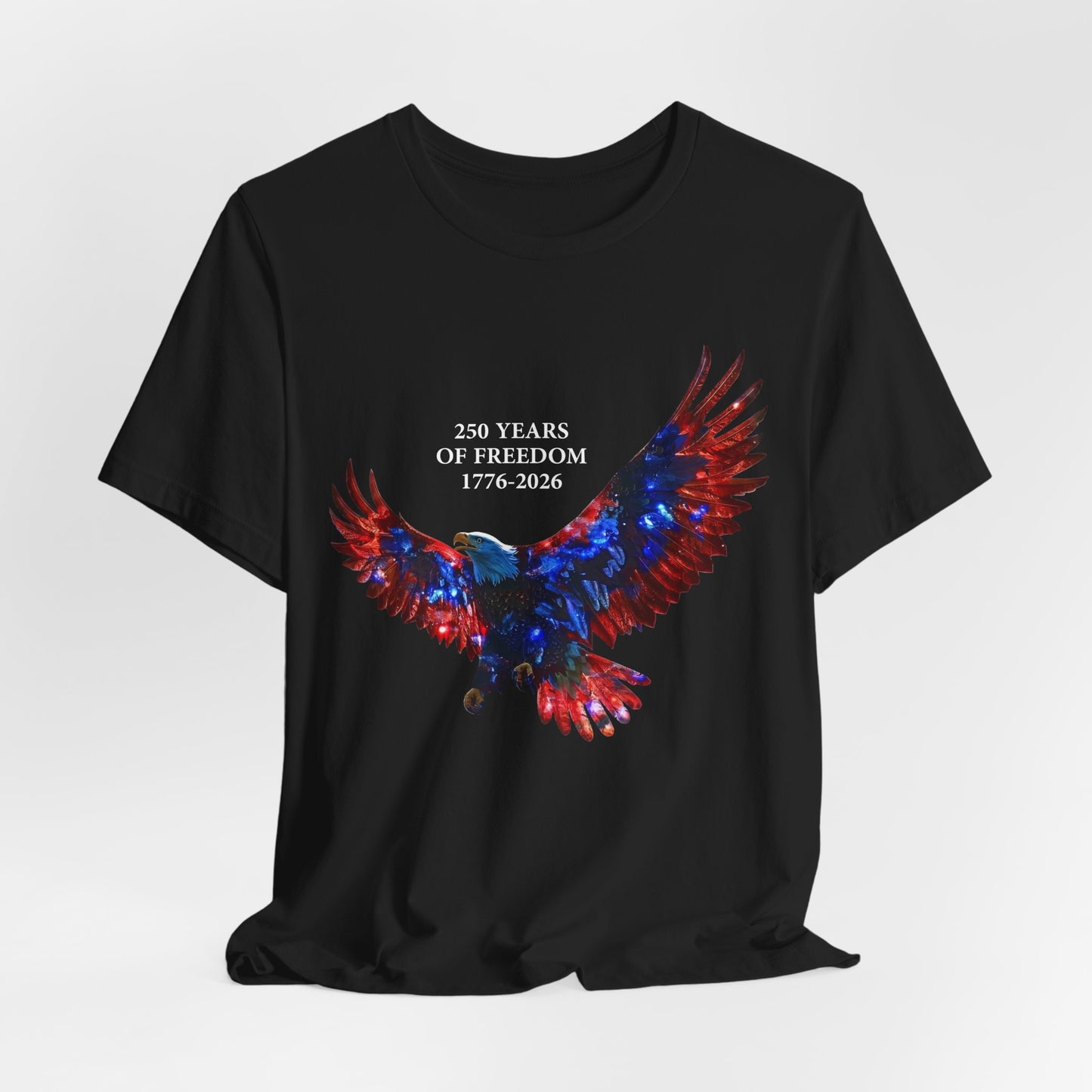 250 Years of Freedom 1776-2026 Independence Day USA Unisex Tee