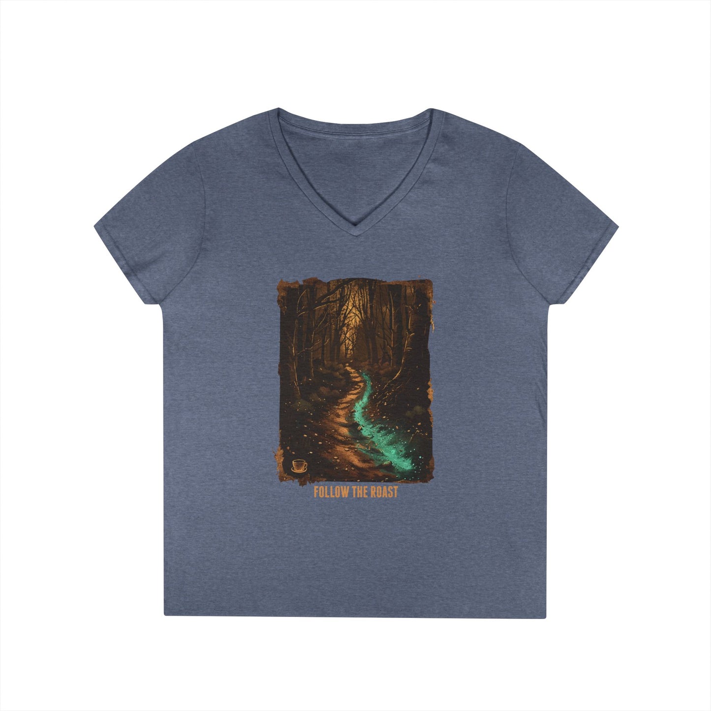 Follow The Roast Women's V-Neck Tee