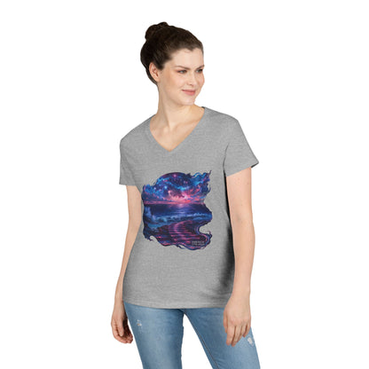 America 1776-2026 Independence Day USA Women's V-Neck Tee
