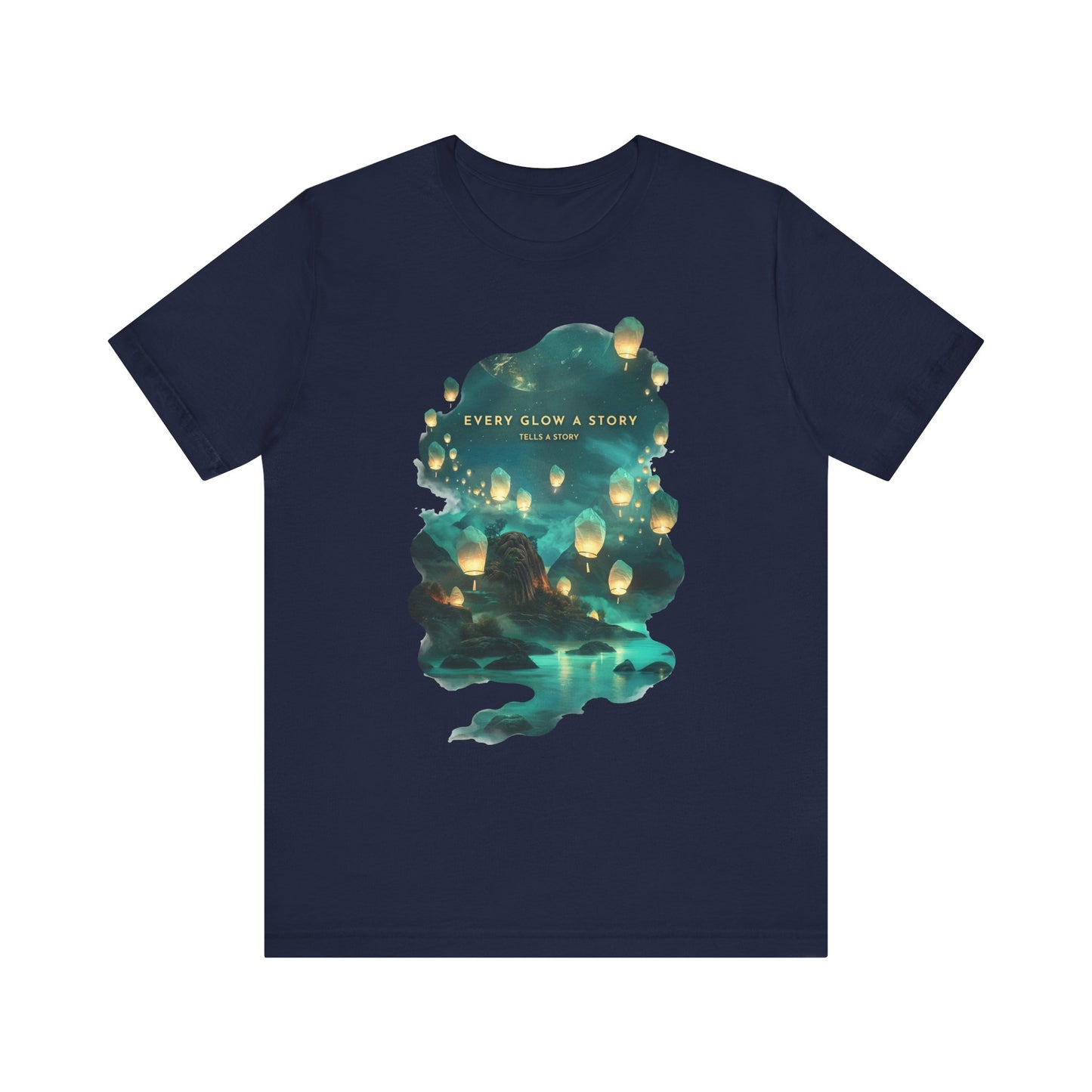 Every Glow a Story Tells a Story Unisex Tee