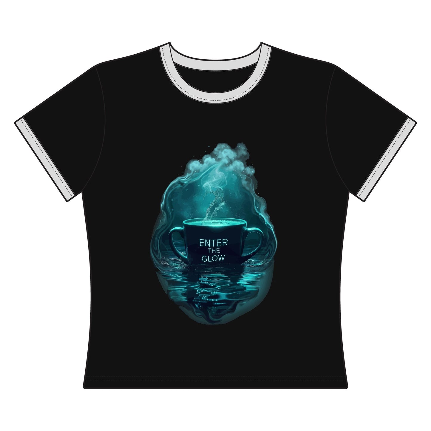 Enter The Glow Women's Ringer Tee