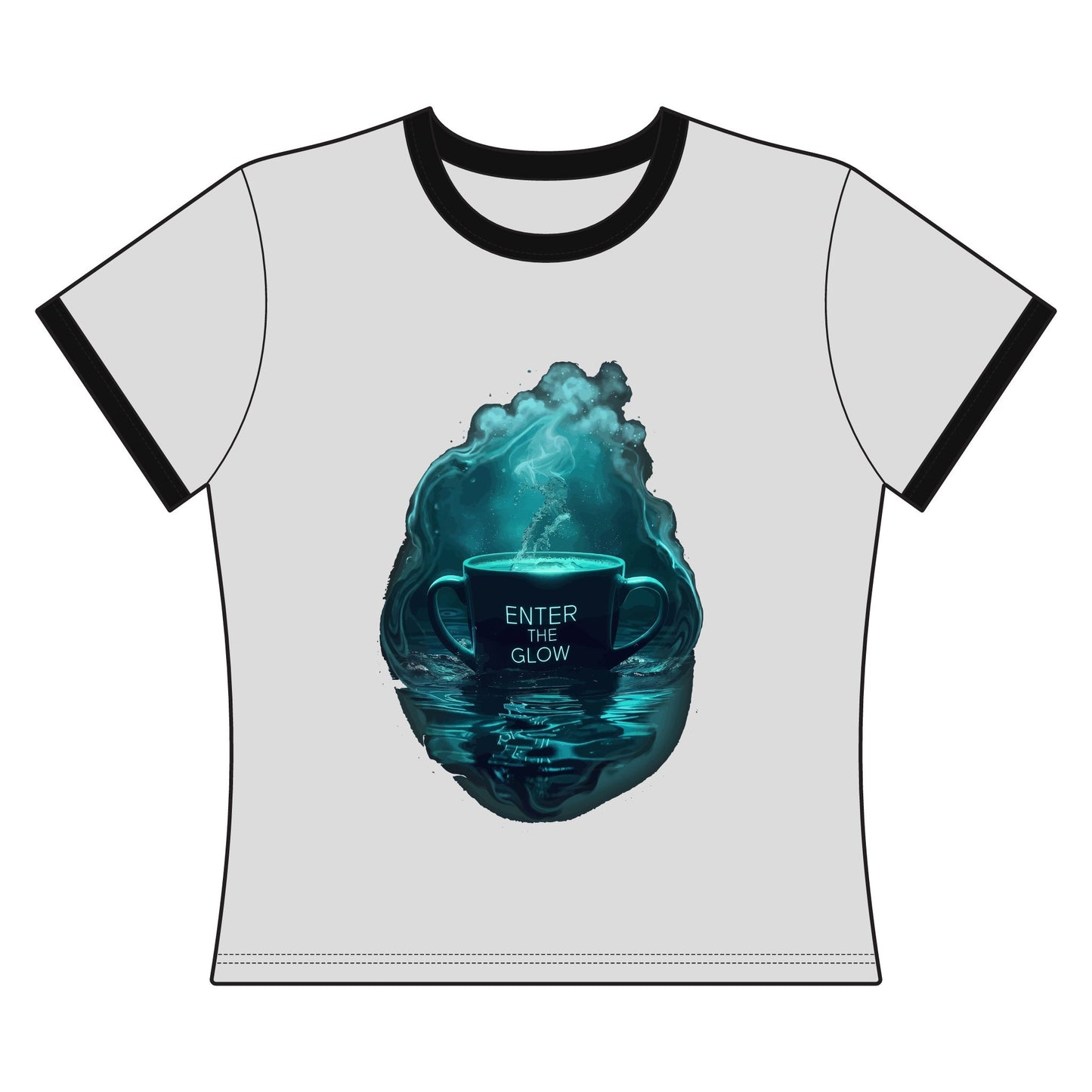 Enter The Glow Women's Ringer Tee